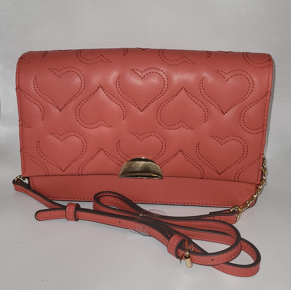 A New Day Quilted Heart Crossbody Purse